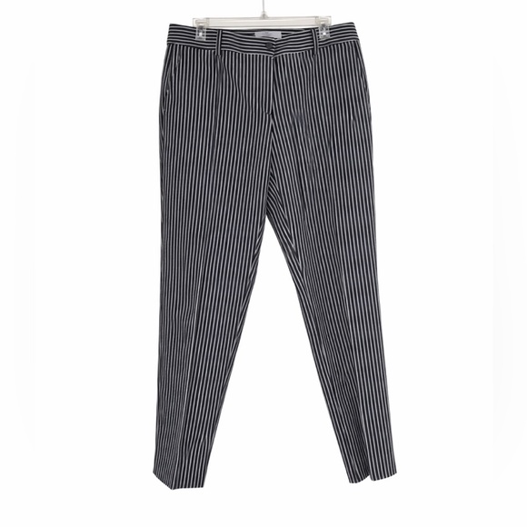 LOFT Pants - LOFT Women’s Navy and White Pinstripe Pants